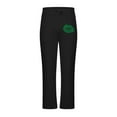 thumbnail image 5 of SELONE Elastic Waist Cargo Pants for Men Pattern Straight Leg Pants St. Patrick's Day Trousers with Pockets Casual Wear, 5 of 5