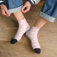 thumbnail image 3 of Fuzoiu Rabbit And Cloud Print Adult Socks, Crew Moisture-wicking Socks, Unisex Cushion Crew Socks,Casual Sports Ankle Socks, 3 of 7