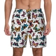 thumbnail image 2 of Goofa Cute Butterfly Printed Men's Swim Trunks Board Shorts Quick Dry Mens Swimming Trunks with Compression Liner,Breathable Fit Hawaii Beach Shorts-3X-Large, 2 of 9