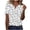 A03, variant on Womens Summer Tops Stylish Half Button Floral Printed Short Sleeve Boho Casual Blouse