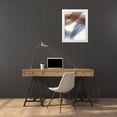 thumbnail image 3 of Brown, Denise 15x18 White Modern Wood Framed Museum Art Print Titled - Broad Strokes 1, 3 of 4