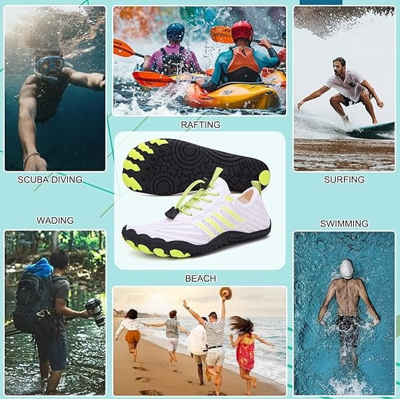 Grounded Barefoot Footwear for Women and Men,anti-slip Hikes Water Shoes , Hiking Bare Foot Unisex, Foot Shaped Sneakers Wide Toe Box