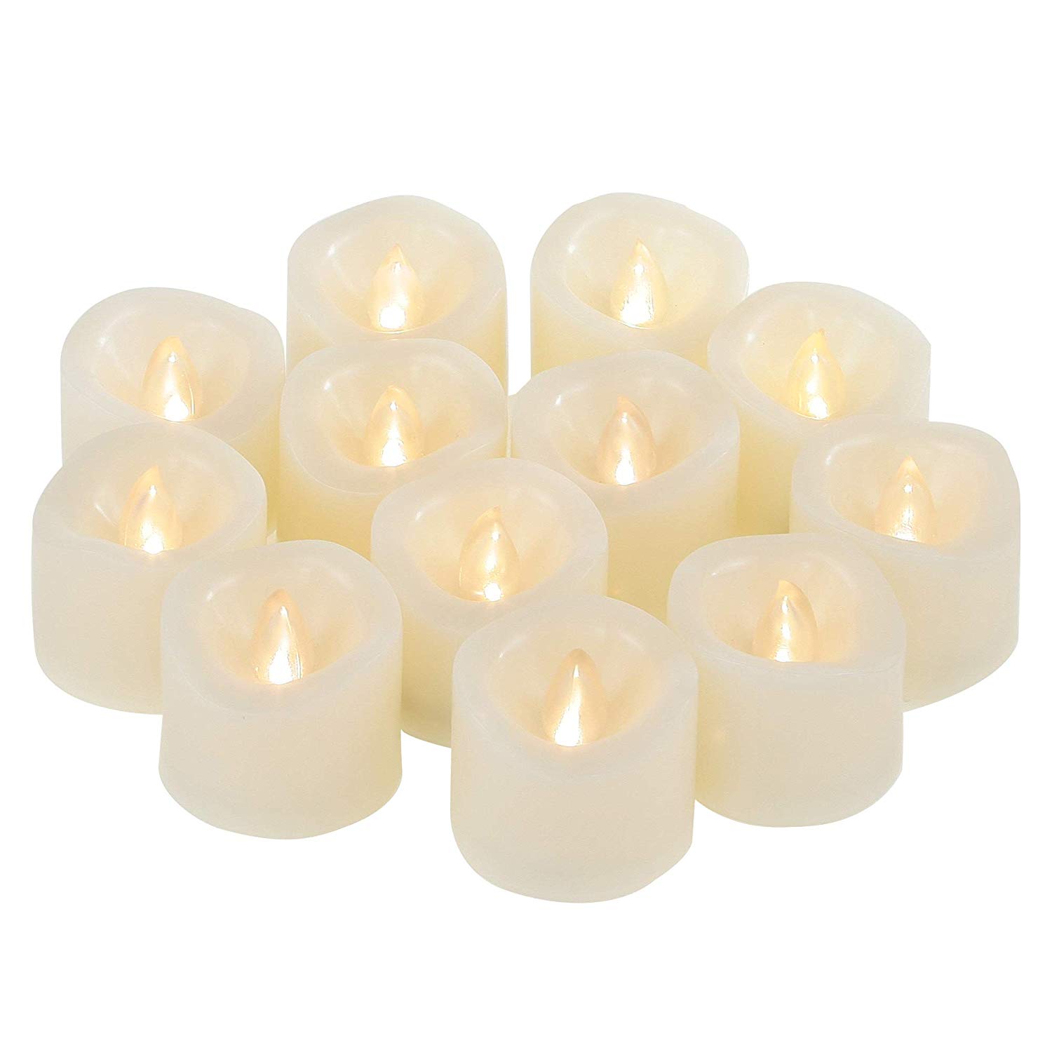 Flameless Led Battery Operated Tealight Candles Long Lasting Electric