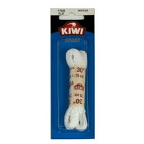 Kiwi Sport Flat White Shoelaces - 30 Inches