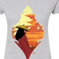thumbnail image 3 of Raya and the Last Dragon - Raya Silhouette - Juniors Fitted Graphic T-Shirt, 3 of 5