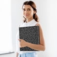 thumbnail image 5 of Haosy Hardcover 3 Ring Binder 1.5 Inch Ring Decorative Binder Organizer for Home School Office, Dark Gray Leopard Print, 5 of 10