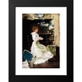 thumbnail image 2 of Édouard Menta 13x18 Black Modern Framed Museum Art Print Titled - Break of the Painter in Her Studio, 2 of 5