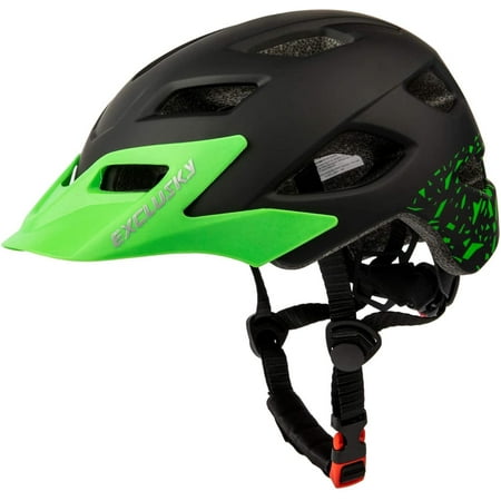 Exclusky Kids Bike Helmets Lightweight Adjustable Child Helmet for Boys Girls 50 57cm Ages 5 13 Walmart