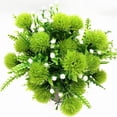 thumbnail image 5 of 2/4/6pcs Artificial Dandelion Flower Outdoor Fake Greenery Shrubs for Home Garden Wedding Indoor Outsides Window box Decorating, 5 of 7