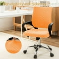 thumbnail image 4 of KGJQ Office Chair Cover Universal Rotating Chair Slipcovers Protector Removable Washable Office Armrest Stretchable Chair Seat Covers, 4 of 8