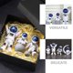 thumbnail image 3 of AURARMLET 1Jgo Estatua Azul De Resina Decorativa Para Oficina Y De, 3 of 8