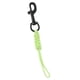 thumbnail image 4 of Cordón de buceo tejido a mano Correa antipérdida Cuerda de seguridad subacuática luminosa Equipo BCD de buceo con hebilla de liberación rápida de acero inoxidable 316 Verde luminoso, 4 of 12