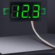 thumbnail image 2 of FLhrweasw Pantalla voltaje 2 cables 2 5 V-40 V medidor pantalla LED 0 28 pulgadas (verde), 2 of 7