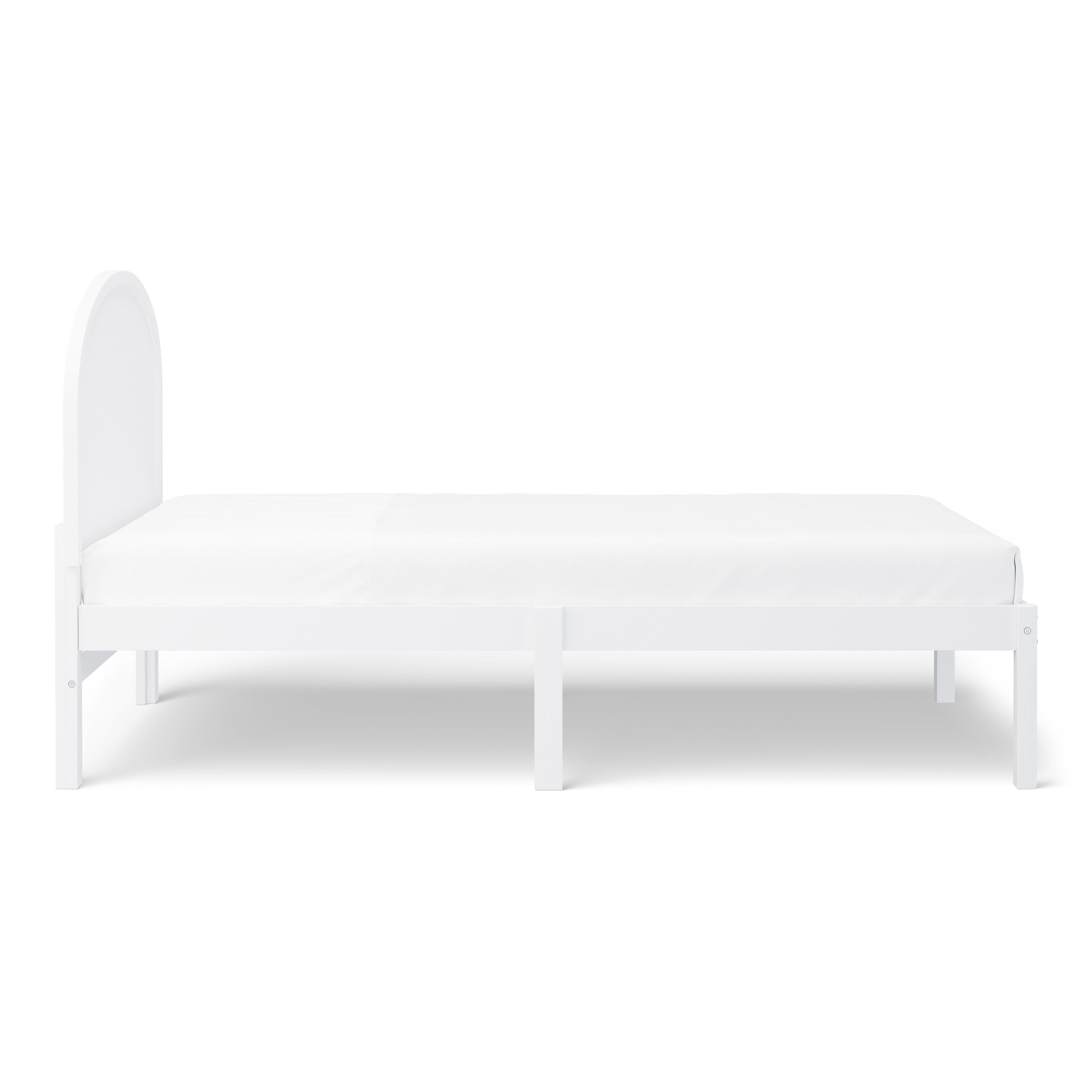 Mainstays Kids Twin Size Wood Platform Bed Frame, White