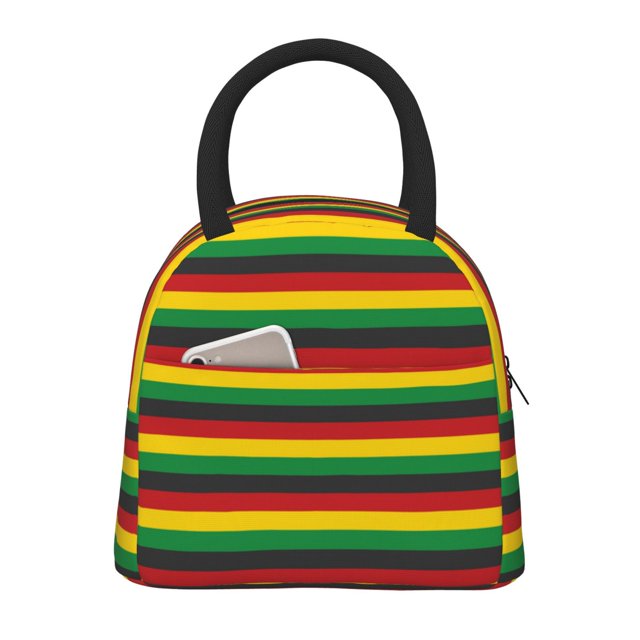 Balery Music Colors 1 Bolsa de Almuerzo para Mujeres, Caja de Almuerzo, Bolsa de Almuerzo Pequeña Impermeable, Tote de Almuerzo Reutilizable con Gran Capacidad