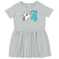 thumbnail image 3 of Inktastic I'm Four Unicorn 4th Birthday Girls Toddler Dress, 3 of 5