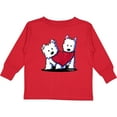 thumbnail image 3 of Inktastic Valentine Westie Duo Boys or Girls Long Sleeve Toddler T-Shirt, 3 of 5