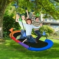thumbnail image 3 of Sorbus Saucer Swing Surf Mat for Backyard Playground Oval Platform - Fits 3 Kids, 3 of 11