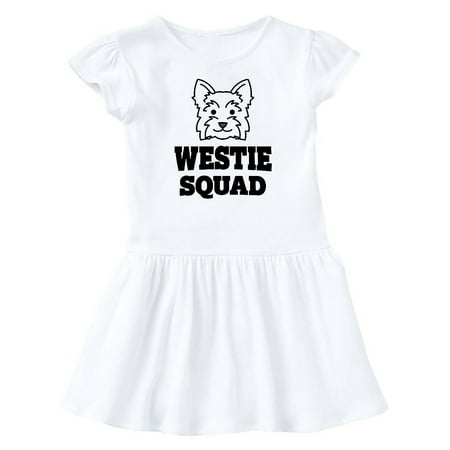 

Inktastic Dog Westie Squad Gift Baby Girl Dress