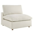 thumbnail image 3 of Modway Commix Ensemble de Canapé Sectionnel 4 Pcs Surrempli Garni de Duvet, Beige Pâle, 3 of 10
