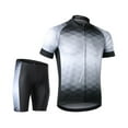 thumbnail image 2 of Lixada Men's Gradient Cycling Outfit - Premium Breathable Polyester, Grey, EU Size L, Features 3 Rear Pockets, Reflective Strips, Gel Padding, Silicone Grippers for Comfort and Stability on Long, 2 of 6