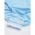 thumbnail image 3 of Nyeemya Combinaison de Danse Ballet une Pièce pour Filles, Manches Courtes Classiques, Bleu 4, 3 of 6