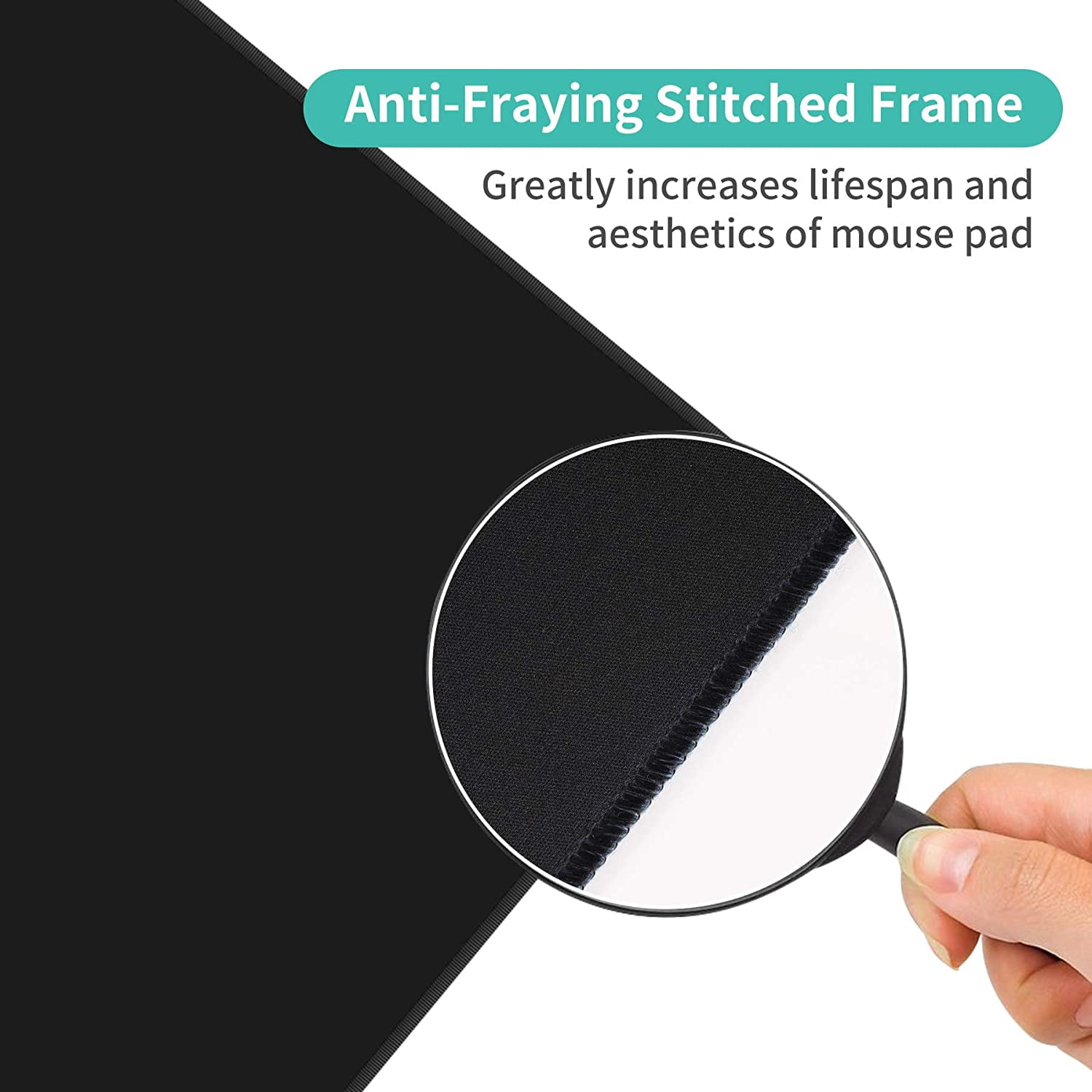 Thin Extended Gaming Mouse Pad （31.5*11.8*0.08 inch） with Stitched Edges Large Mousepad Long XXL Keyboard and Mouse pad Desk Mat for Gaming Office & Home 31.5x11.8x0.08 inch - Forest Tree