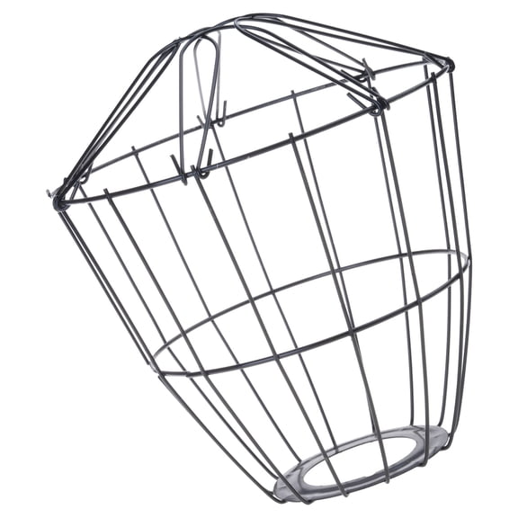 lixuesong Industrial Styles Metal Bulb Guard Cage For Hanging Lights Iron Shade Protective Cover Work with Multiple Fixtures Const