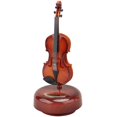 thumbnail image 1 of Caja de música giratoria Mini violín guitarra artesanía instrumento réplica adornos decoración del hogar Banban XianweiShao 8390613975294, 1 of 1