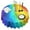 Colorful Tie Dye-1, variant on Colorful Tie Dye Pattern Round Tablecloth 60"x60",Wrinkle Wipeable Table Cloth for Kitchen Dining Room Picnic Patio Party