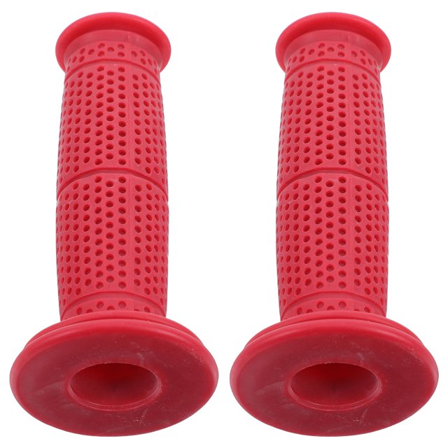 FESTFENDS 2Ud Cubiertas Para Manubrio De Motocicleta De Goma Roja Con Vintage Y Ajuste Universal