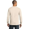 thumbnail image 2 of Port & Company Long Sleeve Essential T-Shirt. Natural. M., 2 of 4