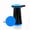 Blue, variant on Pink Portable Folding Stool – Collapsible Telescopic Step Stool & Outdoor Camping Seat – Lightweight Plastic Round Chair with Handle – Heavy Duty Non-Slip Design for Fishing, Hiking & Home Use