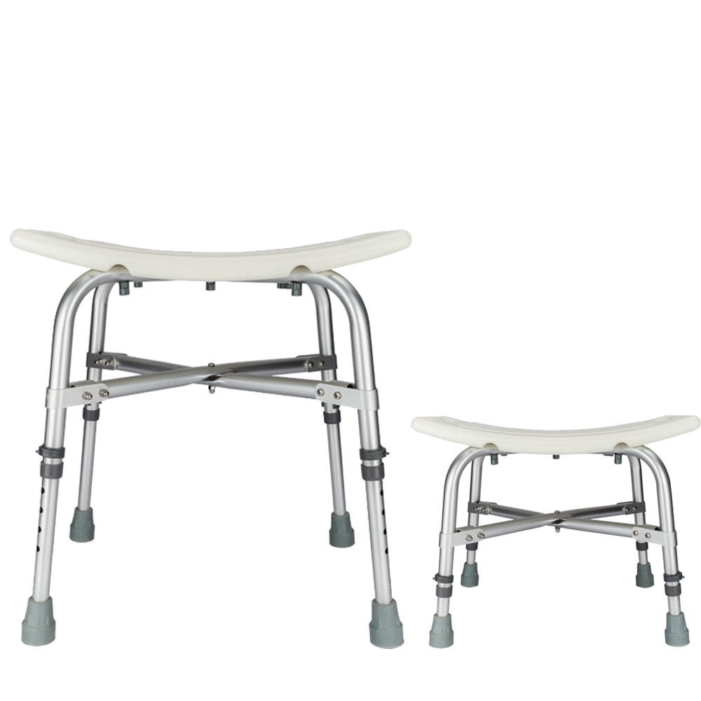 Zimtown Aluminum Adjustable Height Bath and Shower Chair Bariatric