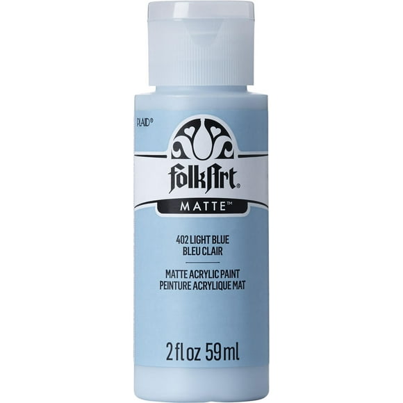 Folkart Acrylic Paint 2 oz Light Blue, FolkArt Acrylic Craft Paint