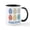 White/Black Inside, variant on CafePress - Colorful Easter Eggs - 11 oz Ceramic Mug - Novelty Coffee Tea Cup