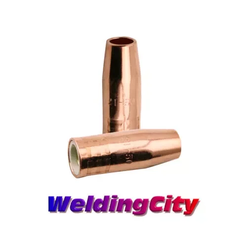Weldingcity® 2-Pk Mig Welding Gun Nozzle 21-50-F 1/2" For Lincoln 100L Tweco 100