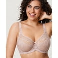 thumbnail image 4 of DELIMIRA Women's Plus Size Minimizer Bras Full Coverage Lace Unlined Underwire Bra B-K Cups, 4 of 5