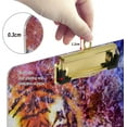 thumbnail image 4 of KXMDXA Starry Tiger Stars Clipboard Hardboard Wood Nursing Clip Board and Pull for Standard A4 Letter 13x9 inches, 4 of 8