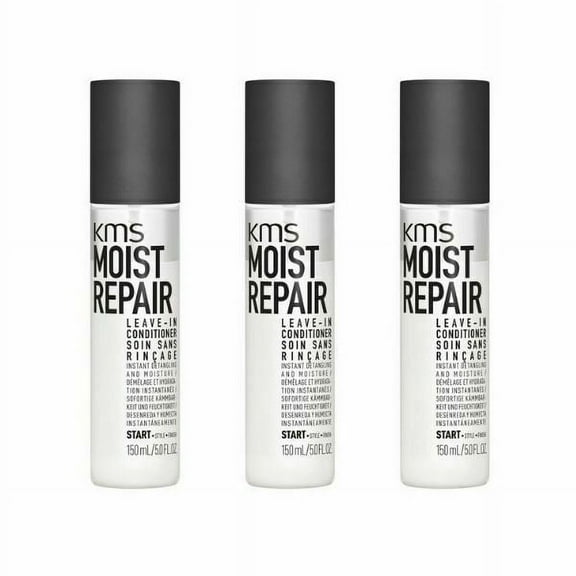 KMS Moist Repair Leave-In Conditioner 5oz/150ml - 3 PACK - NEW FRESH SEALED