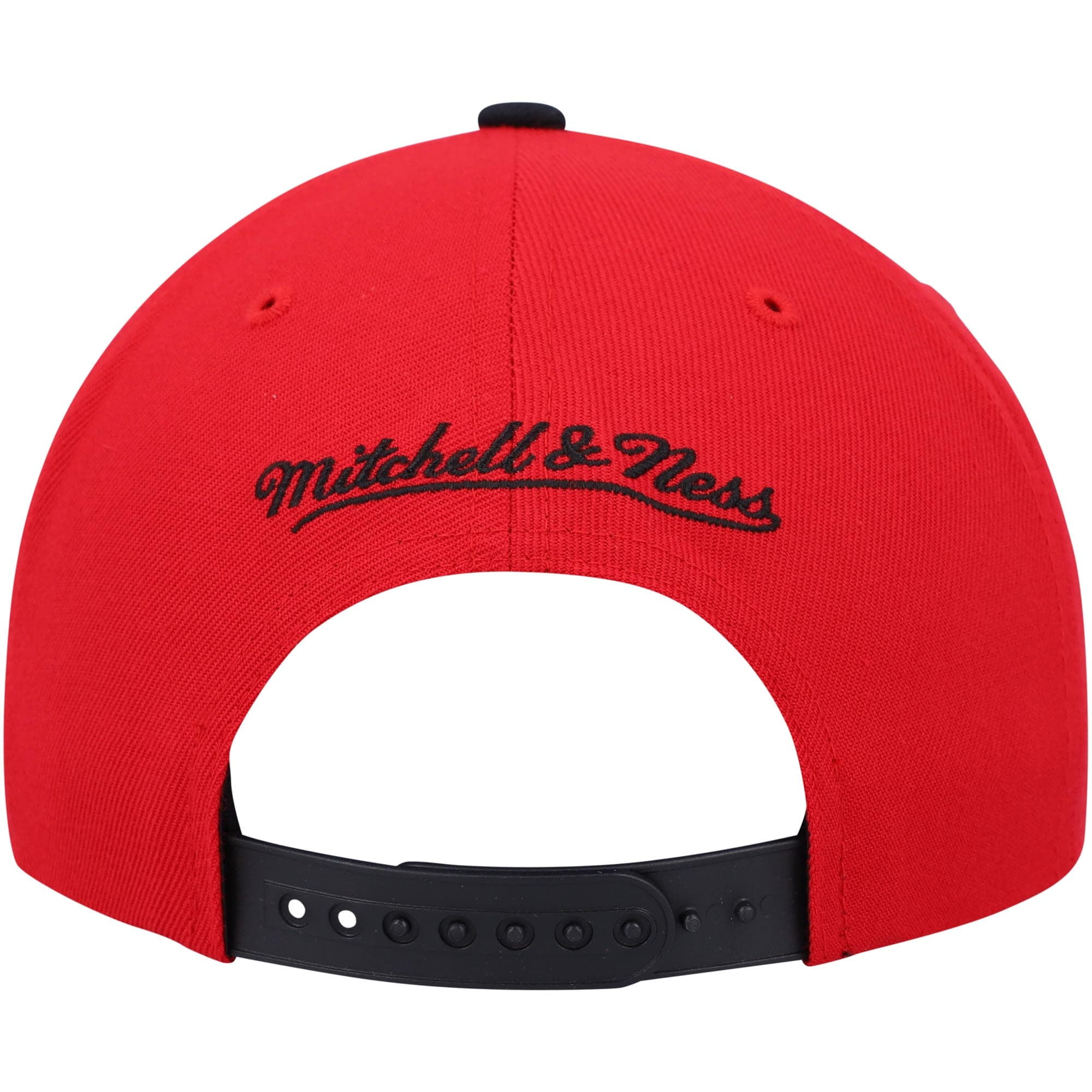Men's Mitchell & Ness Black/White Chicago Bulls Day One Snapback Hat