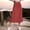 Watermelon Red, variant on Women's High-Waisted Stretchy Bodycon Skirt for Casual Summer Wear