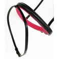 thumbnail image 4 of Horse English Padded Leather  COB Riding Jumping Adjustable Bridle 803461PKC, 4 of 5
