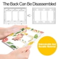 thumbnail image 4 of Yayeee Rocker Switch Wall Plate 1-Gang 4.6"x2.9" Home Decorative Outlet Cover, Candy Lemon, 4 of 6