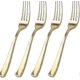 thumbnail image 1 of Althee 100 Piece Gold Plastic Forks - 7.4inch Gold Forks Disposable - Gold Plastic Silverware, 1 of 5