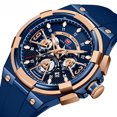 thumbnail image 3 of Reloj de ocio para hombre, reloj de cuarzo resistente al agua, reloj de superficie hueca flotante para hombre, 3 of 5