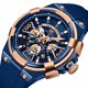 thumbnail image 3 of Reloj de ocio para hombre, reloj de cuarzo resistente al agua, reloj de superficie hueca flotante para hombre, 3 of 5