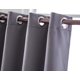 thumbnail image 2 of Paneles De Cortina Cortos Opacos De Cocina Grises para Dormitorio, Cortinas Opacas Superiores con Ojales con Aislamiento Térmico 2 Piezas-29 * 18 （74 * 46） cm, 2 of 5