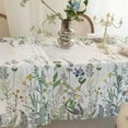 thumbnail image 7 of Waterproof Wild Floral Tablecloth Rectangle 60x120 Inch - Wild Flower Daisy Oblong Table Cloth, Spring and Summer Table Décor, Easter Table Setting for Dining Room, Kitchen, Camping, 7 of 7
