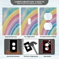 thumbnail image 3 of Glittery Rainbow Light Switch Cover Switch Plate Outlet Cover Plug Cover for Electrical Outlet, 3 of 6
